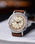 Vintage Movado Calendograph, Triple Calendar, Borgel Case, Ref. 14819 from 1950's - DuMarko