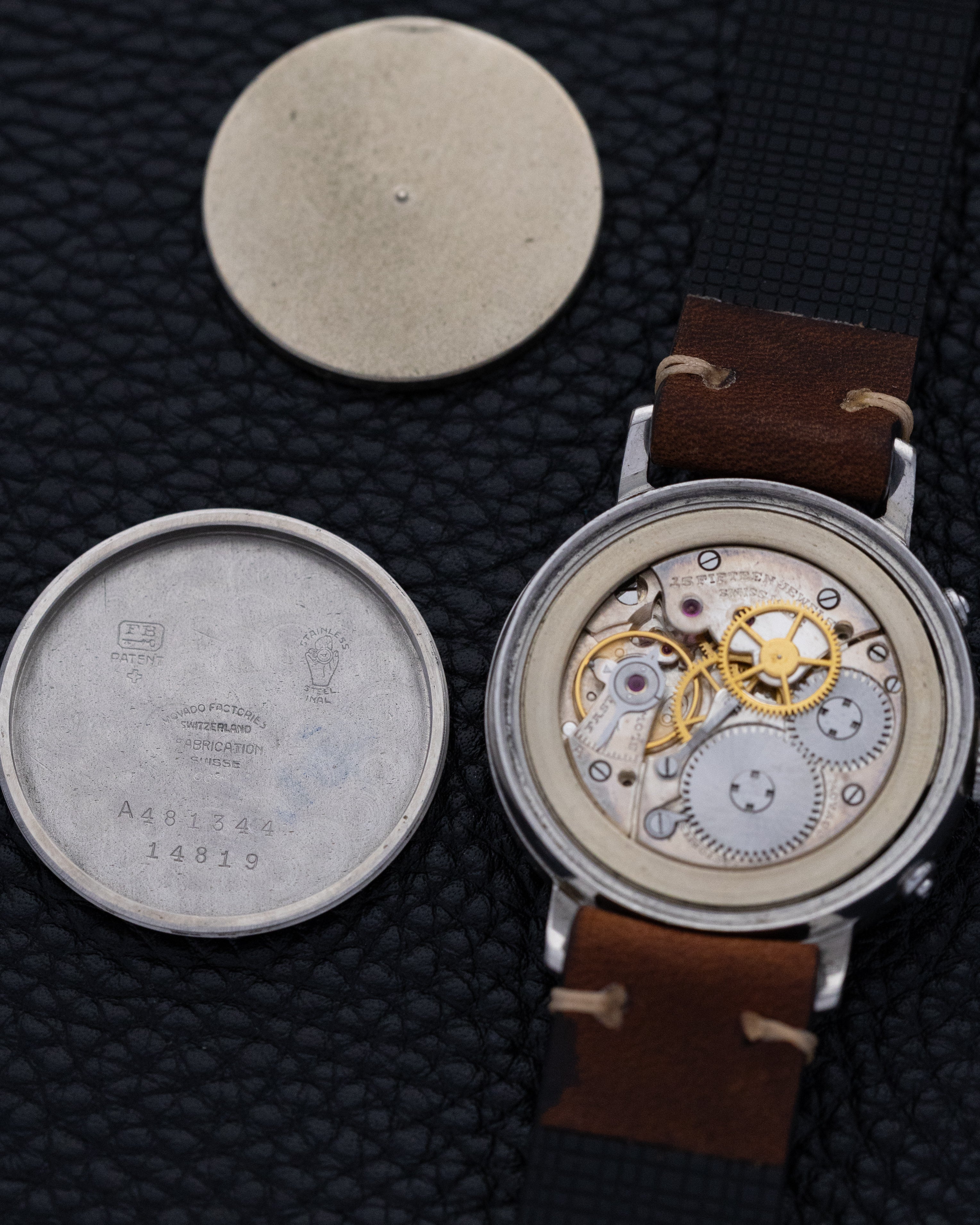 Vintage Movado Calendograph, Triple Calendar, Borgel Case, Ref. 14819 from 1950's - DuMarko