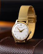 Vintage Movado Dress Watch, Ref. 58295, Gold - Plated Case, Swiss made from 1950s, Original Box - DuMarko