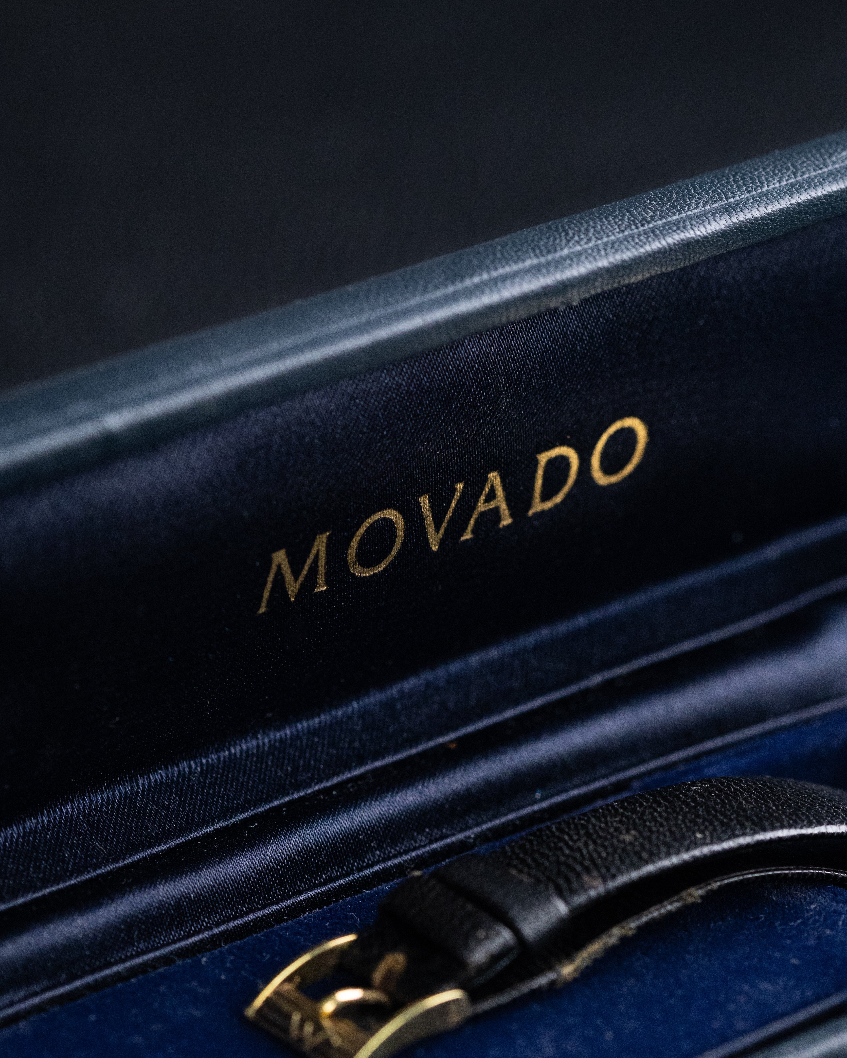 Vintage Movado Manual Wind Swiss Watch, Cal. 3219 with Original Box and Strap - DuMarko