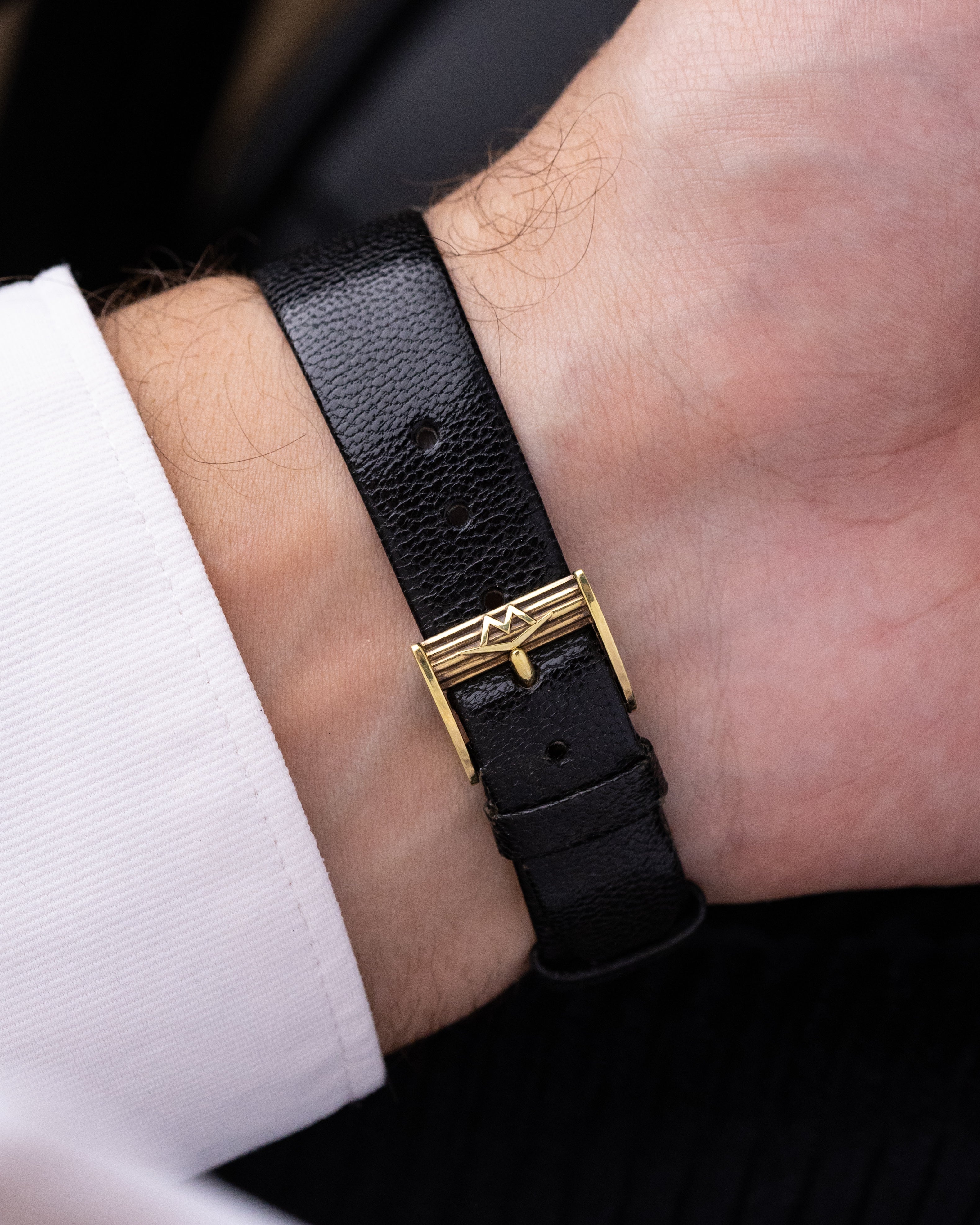 Vintage Movado Manual Wind Swiss Watch, Cal. 3219 with Original Box and Strap - DuMarko