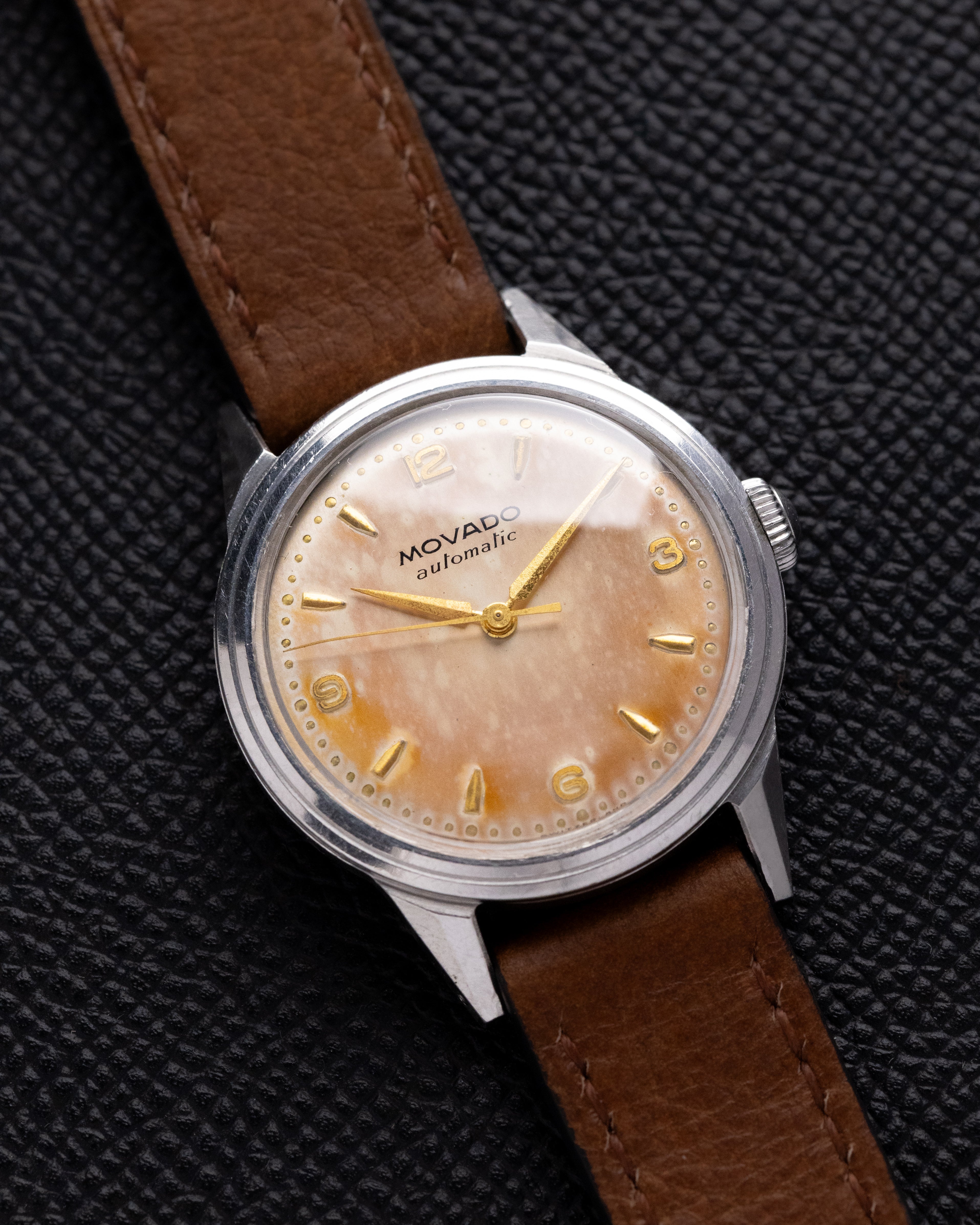 Vintage Movado Swiss Watch, François Borgel (FB) Case, Automatic Bumper Cal. 221A. from 1940's - DuMarko