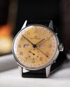 Vintage Movado Triple Calendar, Ref. 14806, Cal. Movado 470, Oversized 36 mm case from 1940's - DuMarko