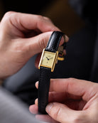 Vintage Must de Cartier Tank, Mechanical, Lemon Dial, Vermeil Case, Original Box & Papers - DuMarko