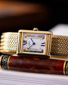 Vintage Must de Cartier Tank, Trinity Dial, Ref. 590005, Swiss Quartz Watch - DuMarko