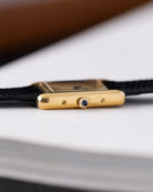 Vintage Must de Cartier Tank Vermeil Ref. 3 66001, Art Deco, Two - tone Lemon Dial from 1980’s - DuMarko