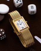 Vintage Must de Cartier Tank Vermeil, Trinity Dial, Ref. 590005, Swiss Quartz Watch - DuMarko