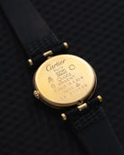 Vintage Must de Cartier Vendôme, Quartz, Burgundy Dial, Vermeil case, Ladies Watch - DuMarko