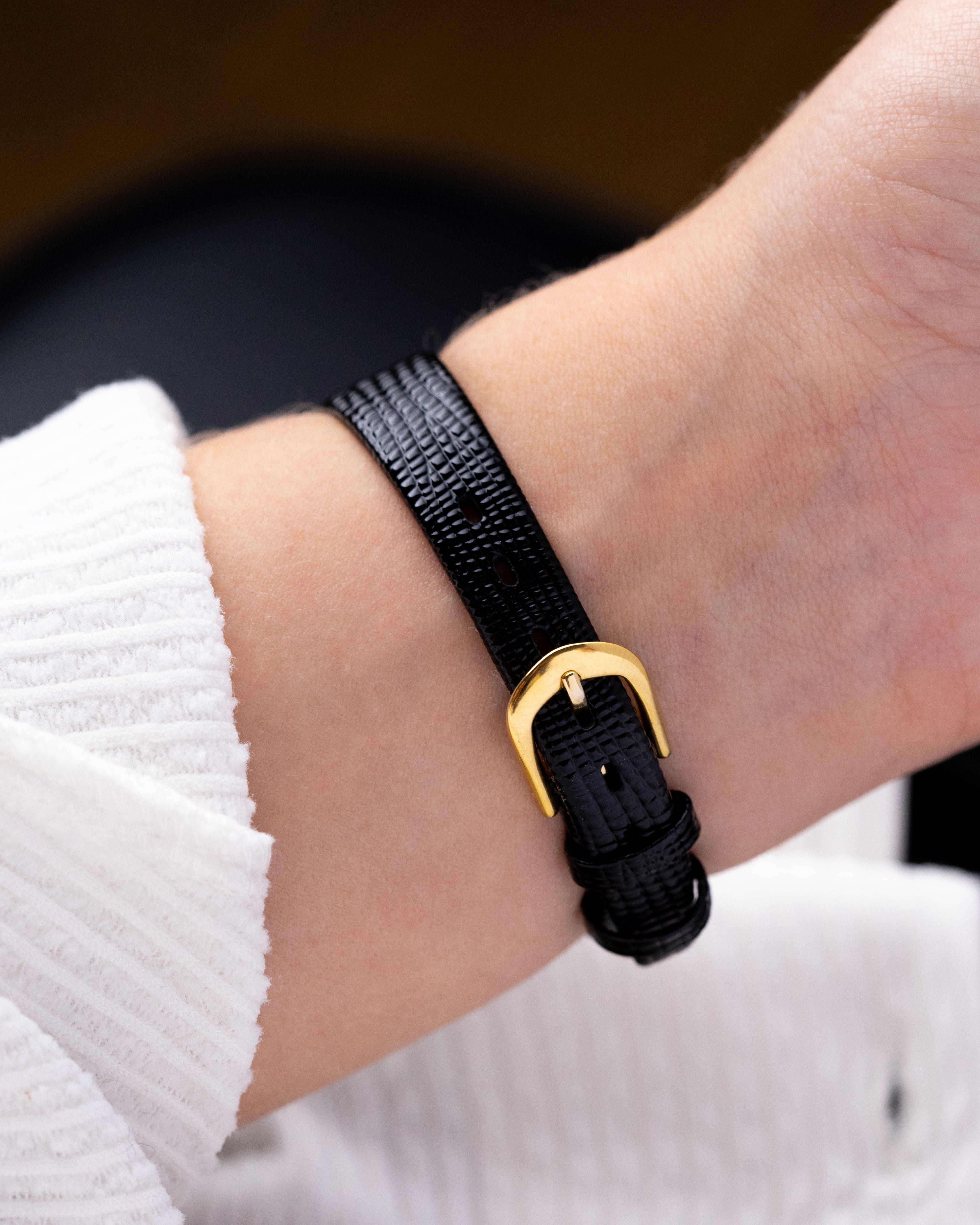 Vintage Must de Cartier Vendome Quartz, “Onyx” Style Black Dial, Original Box and Documents (Full Set) - DuMarko