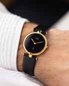 Vintage Must de Cartier Vendome Quartz, “Onyx” Style Black Dial, Swiss Made Unisex Watch - DuMarko