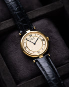 Vintage Must de Cartier Vendôme, Ref. 590003, Vermeil Case, Roman Dial, Quartz from 1990's - DuMarko
