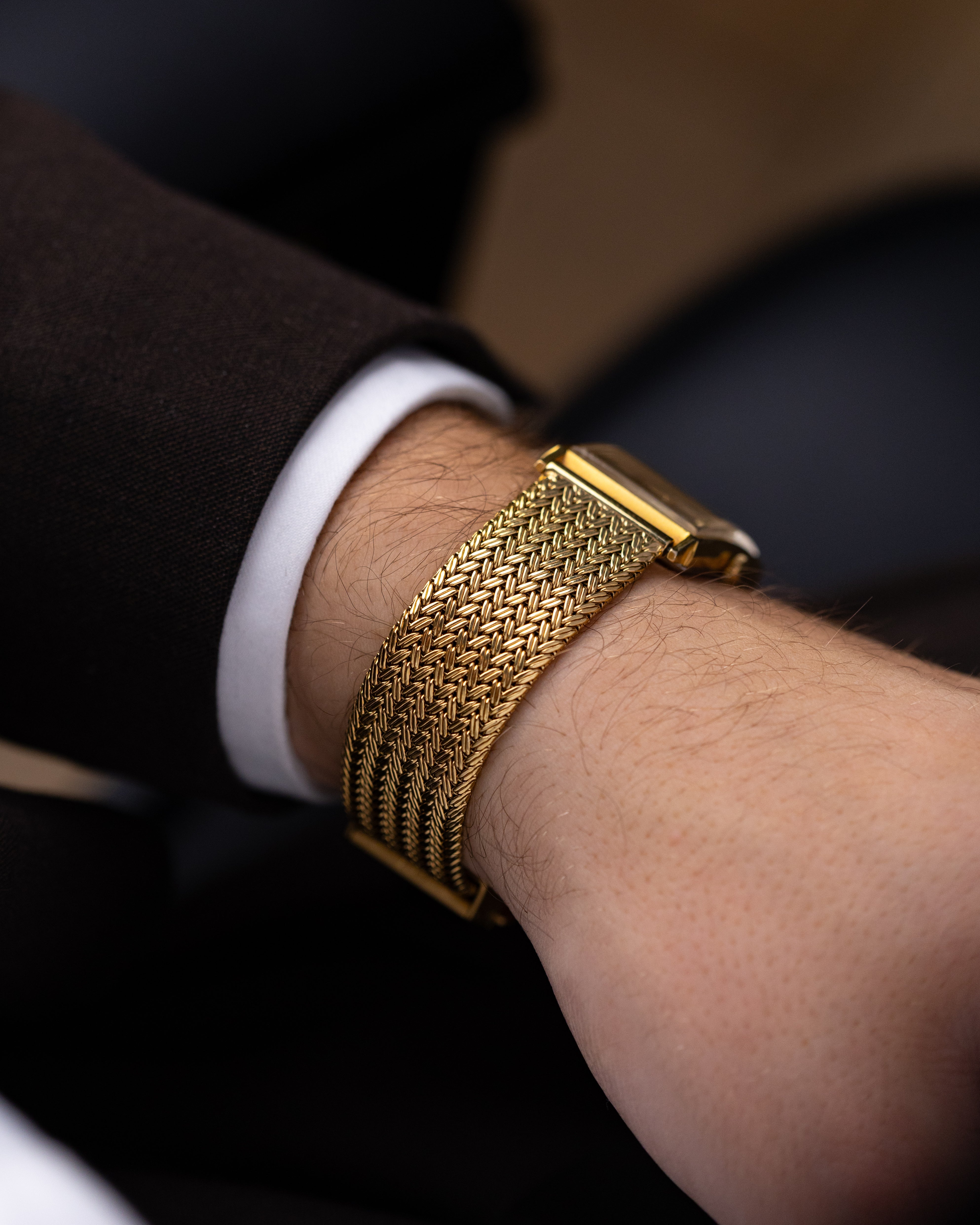 Vintage Omega Art Deco Tank Ref. 111.016, Curved Gold - Filled Case, Cal. 620 from 1965 - DuMarko