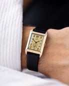 Vintage Omega Art Deco Tank, Solid Gold Case, Arabic Numerals, Sub - Seconds, Calibre 19.4S, Swiss Manual Wind, Circa 1924 - DuMarko