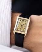 Vintage Omega Art Deco Tank, Solid Gold Case, Arabic Numerals, Sub - Seconds, Calibre 19.4S, Swiss Manual Wind, Circa 1924 - DuMarko