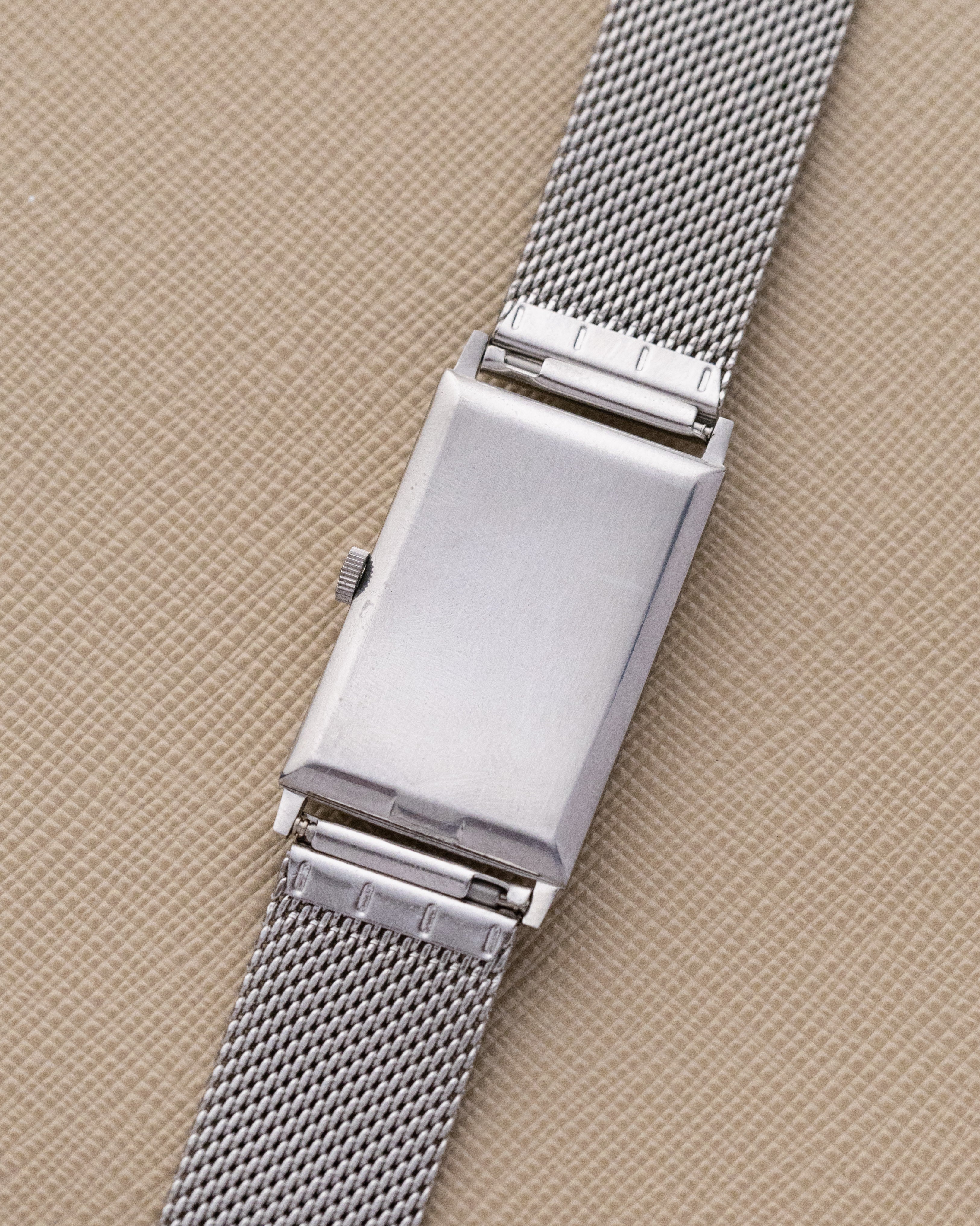 Vintage Omega Art Deco Tank, Swiss Watch, Curved Steel Case, Silver Dial, Cal. 620 from 1966 - DuMarko