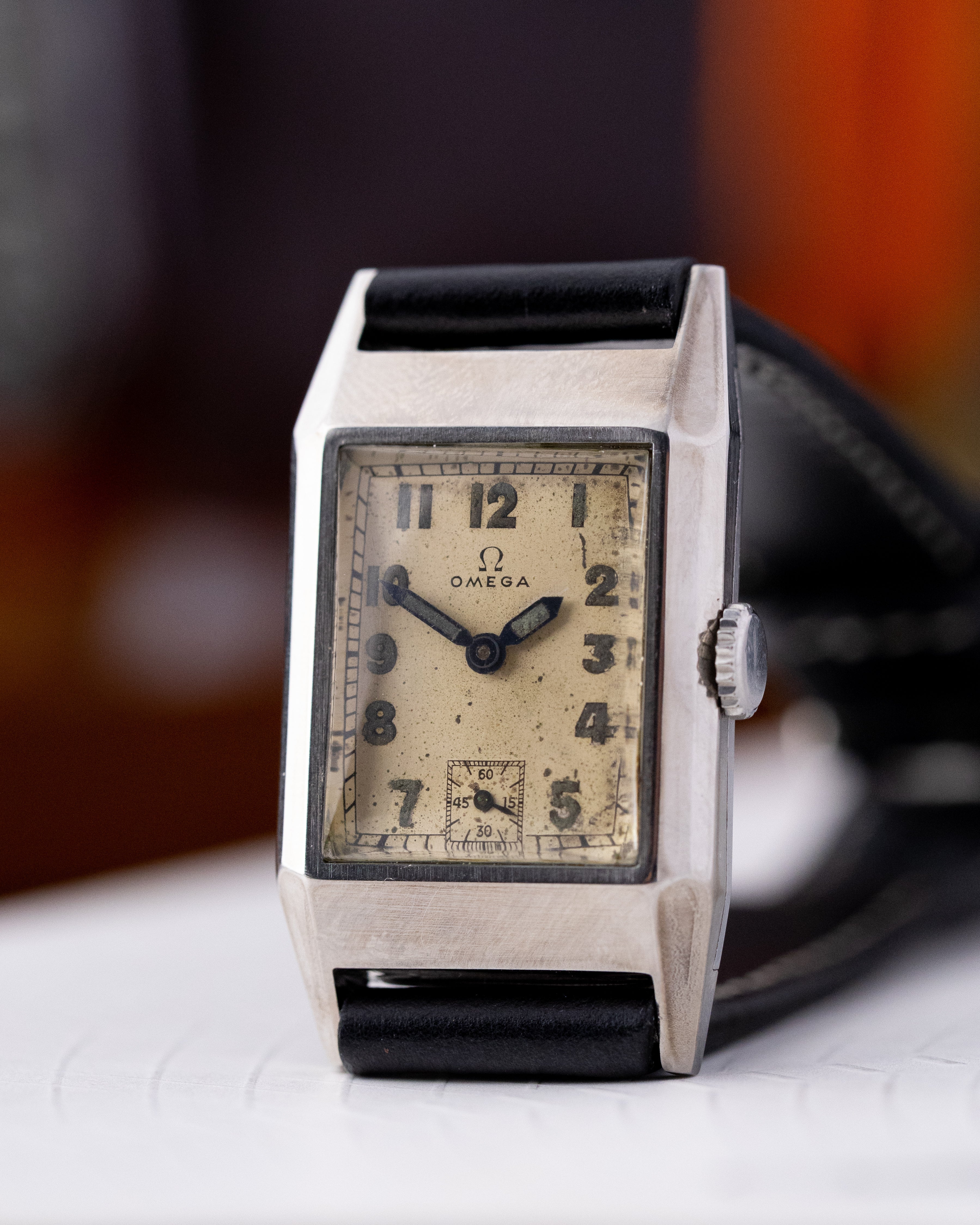 Vintage Omega Art Deco Tank, Swiss Watch, Mechanical Cal. T17 from 1935 - DuMarko