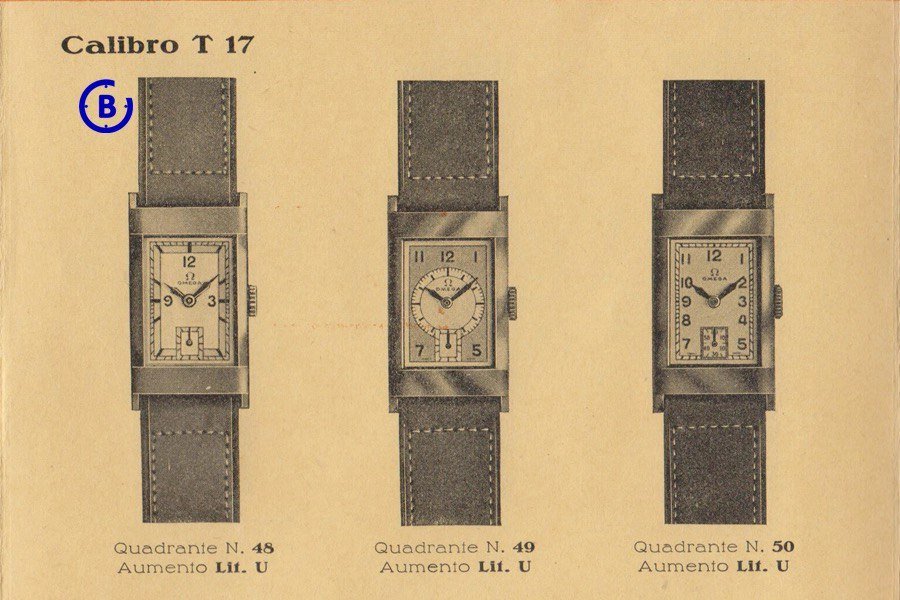 Vintage Omega Art Deco Tank, Swiss watch, Original Sector Dial, Mechanical Cal. T17 from 1935 - DuMarko