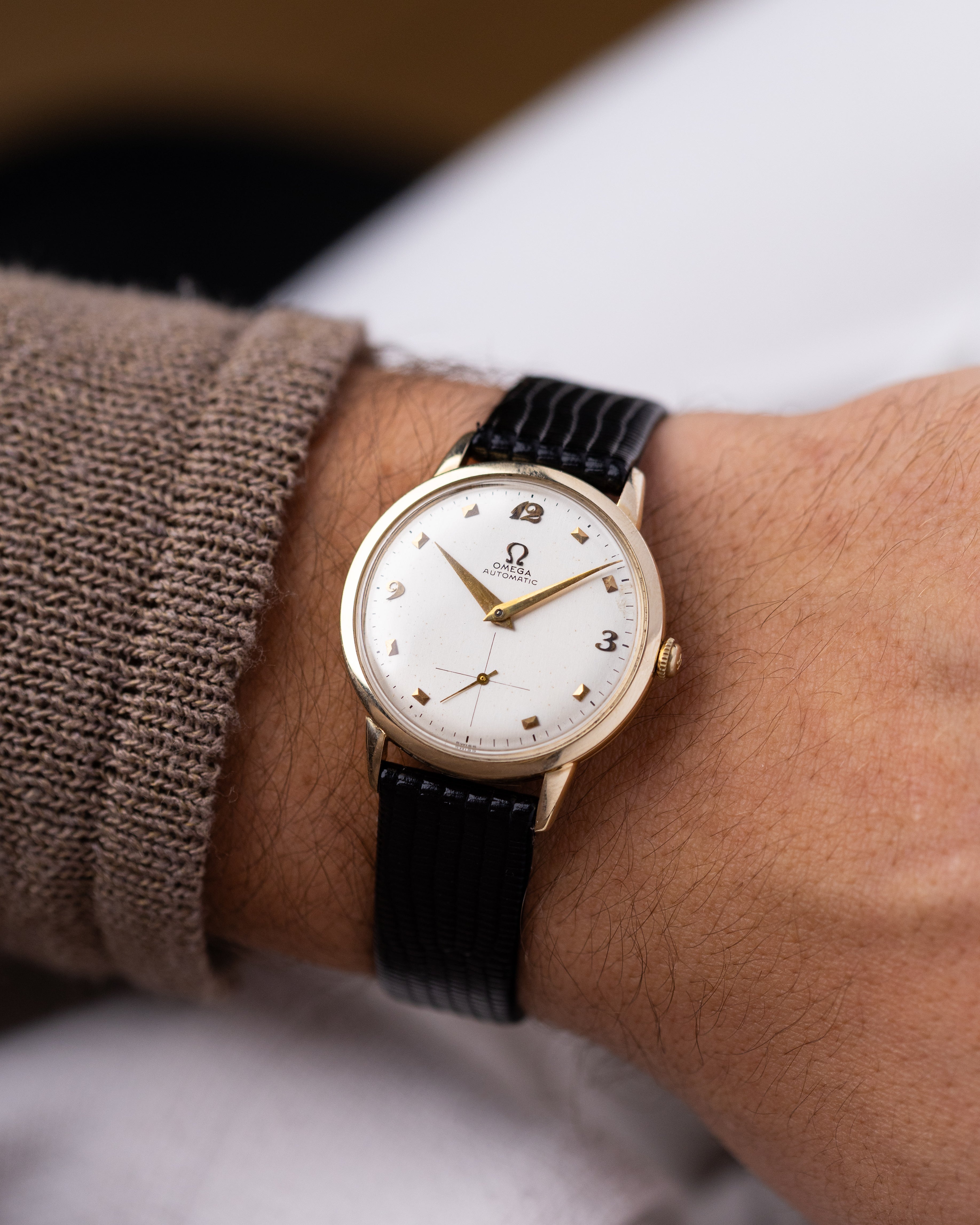 Vintage Omega Automatic Bumper Cal. 342, 14K Gold - Filled Dress Watch from 1947 - DuMarko