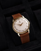 Vintage Omega Automatic Swiss Watch, Ref. 2841/2868 SC, 14K Solid Gold, Crab Lugs Two - Tone Dial from 1956 - DuMarko