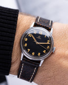 Vintage Omega, Black Gilded Dial, Swiss Made from 1943 - DuMarko