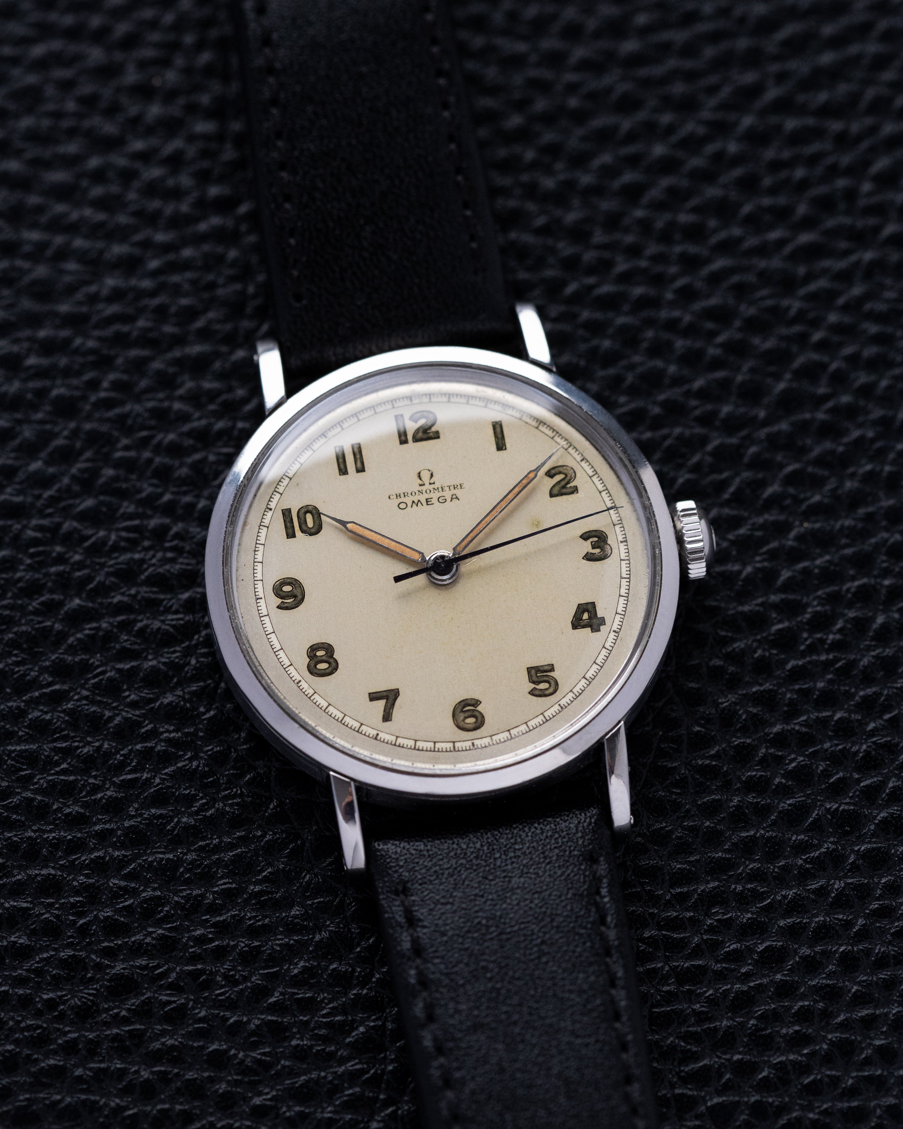 Vintage Omega Chronometer,Rare Ref. 2410 - 1, Radium Dial, Cal. 30T2 RG from 1944 - DuMarko