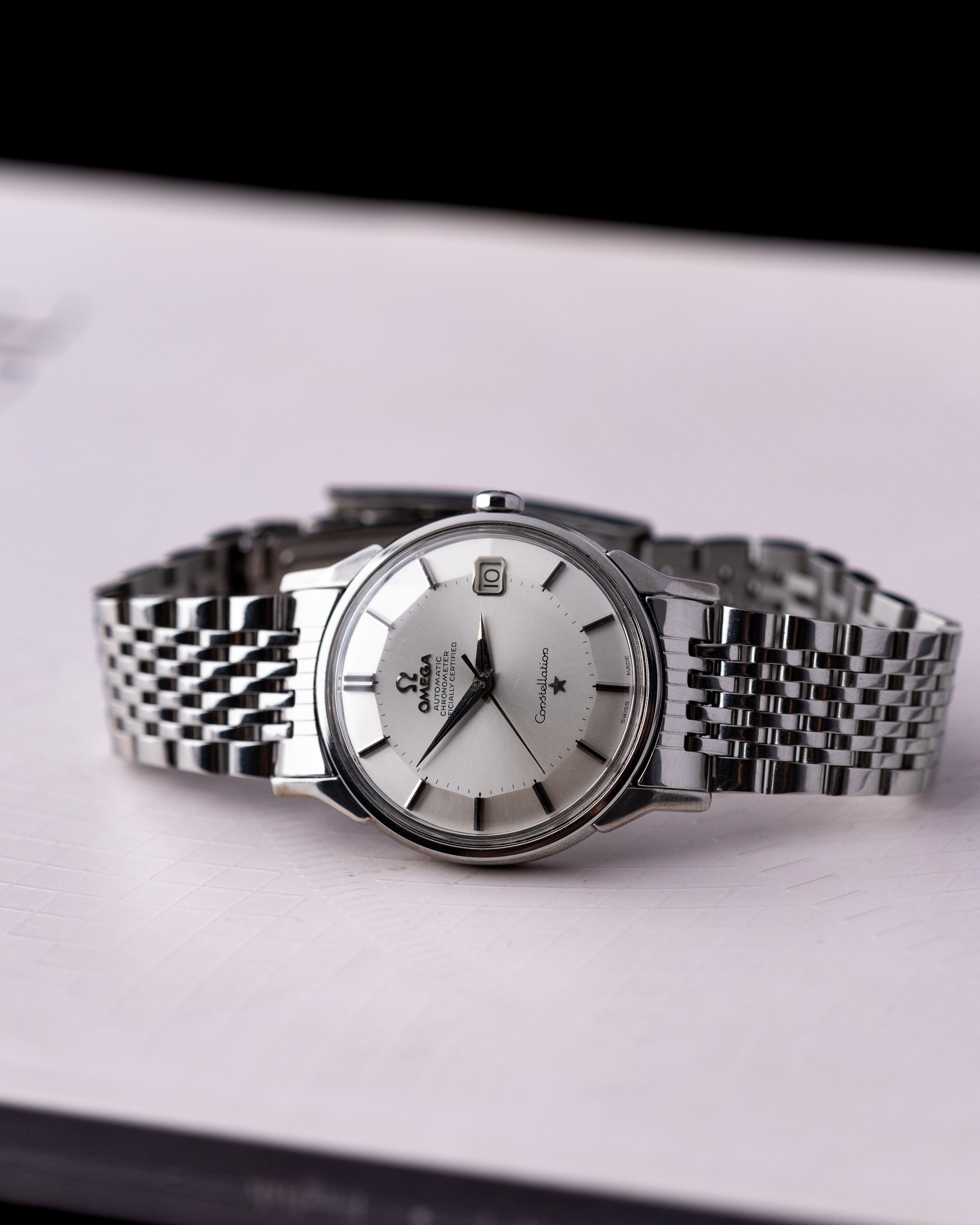 Vintage Omega Constellation Automatic Chronometer, Dog legs lugs, Pie Pan Dial from 1966 - DuMarko