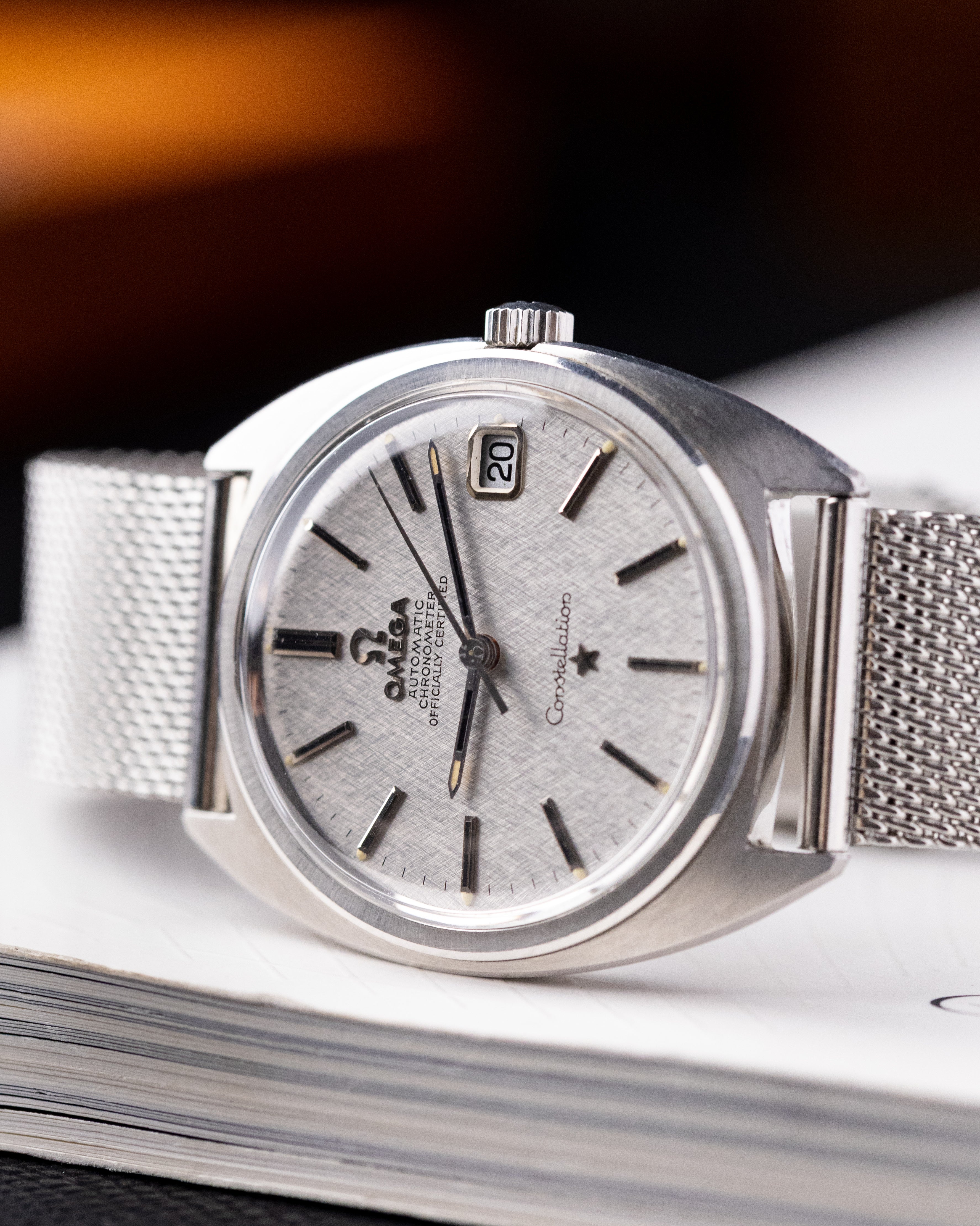 Vintage Omega Constellation C - shape, Cal. 564, Date Window, Rare "Frosty" Dial from 1960's - DuMarko