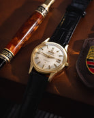 Vintage Omega Constellation Calendar, Two-tone dial, English 18K Gold Case, Caliber 504, from 1958 - DuMarko