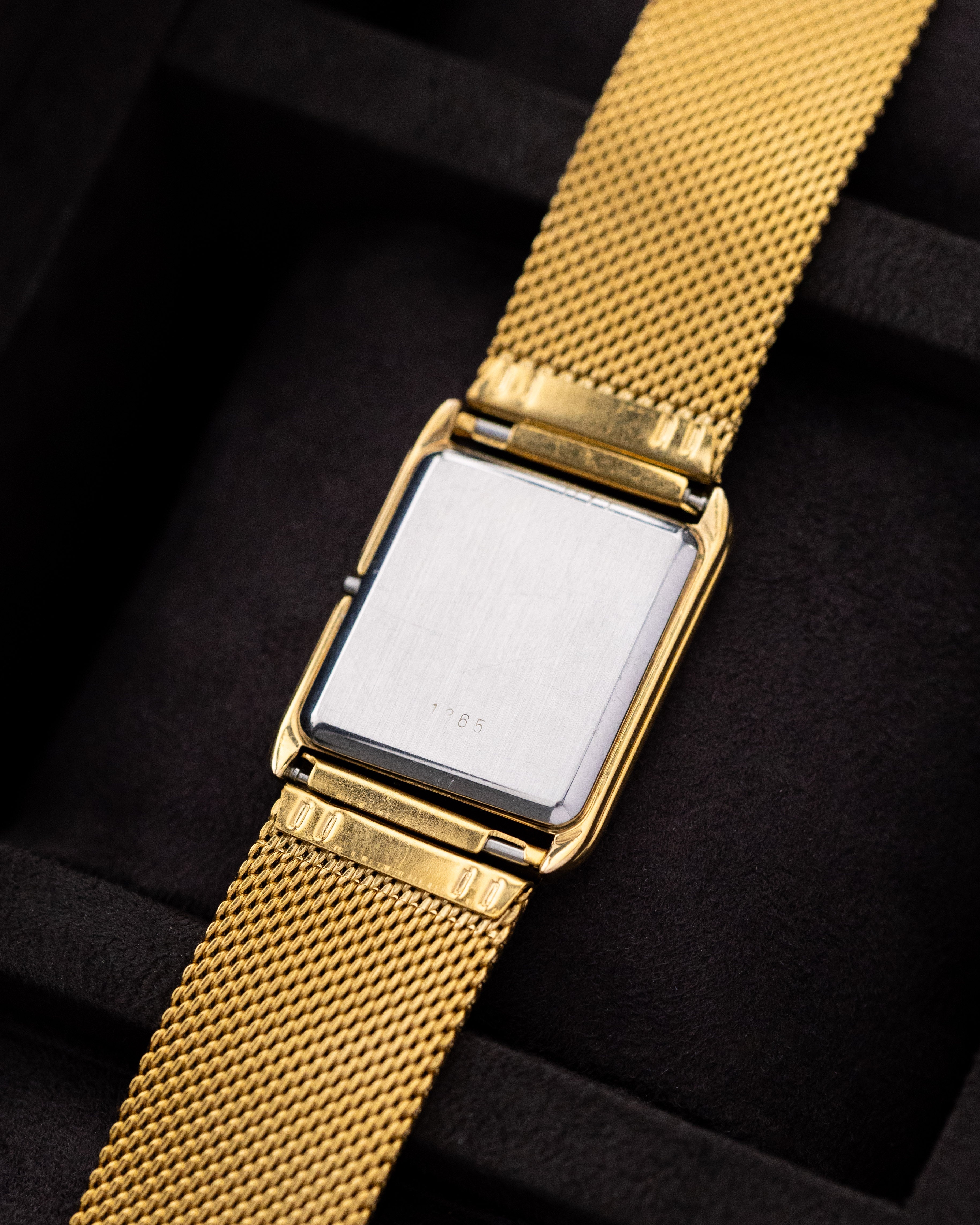 Vintage Omega De Ville, Art Deco Tank, Ref. 191.0107, Gold - Plated Quartz Cal. 1365 from 1980's - DuMarko