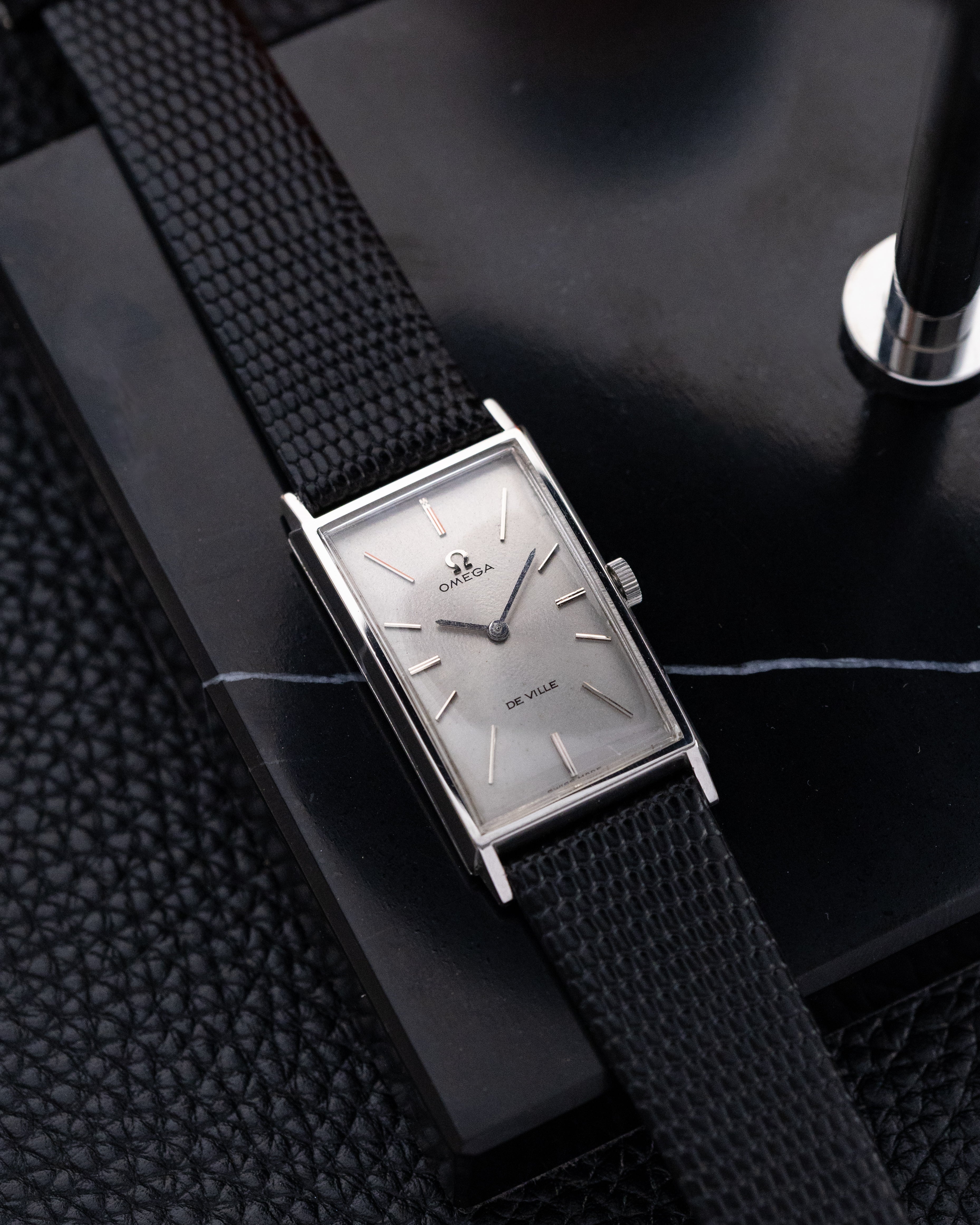 Vintage Omega De Ville, Art Deco Tank, Silver Dial, Cal. 620 from 1960's - DuMarko