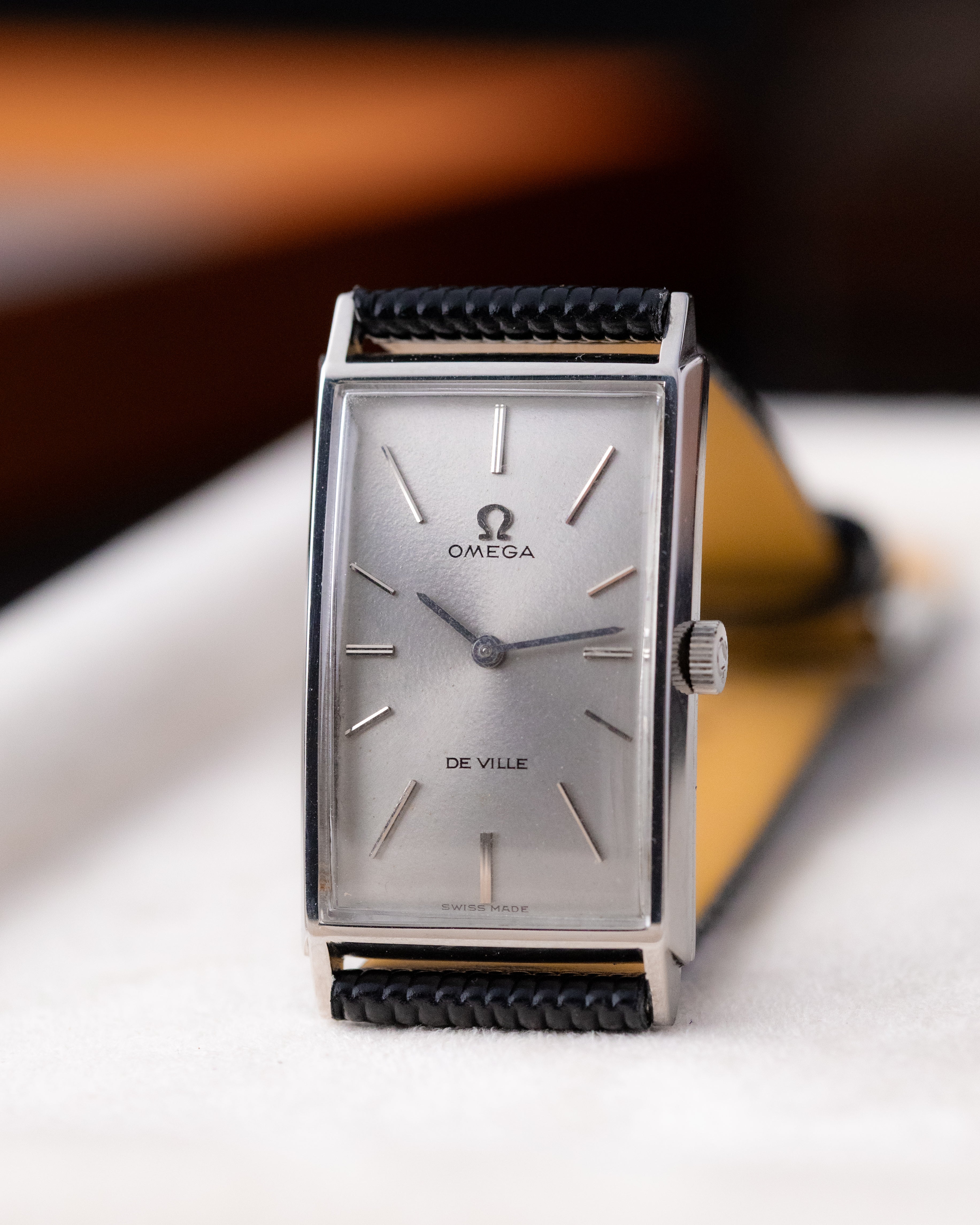 Vintage Omega De Ville, Art Deco Tank, Silver Dial, Cal. 620 from 1960's - DuMarko