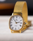 Vintage Omega De Ville Ladies Swiss Watch, Roman Numerals, Cabochon Crown, Cal. 625 from 1978 - DuMarko