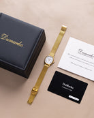 Vintage Omega De Ville Ladies Swiss Watch, Roman Numerals, Cabochon Crown, Cal. 625 from 1978 - DuMarko