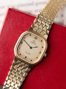 Vintage Omega De Ville Ladies Watch, NOS, Quartz Cal. 1375, Two - Tone Champagne Dial from 1982 - DuMarko