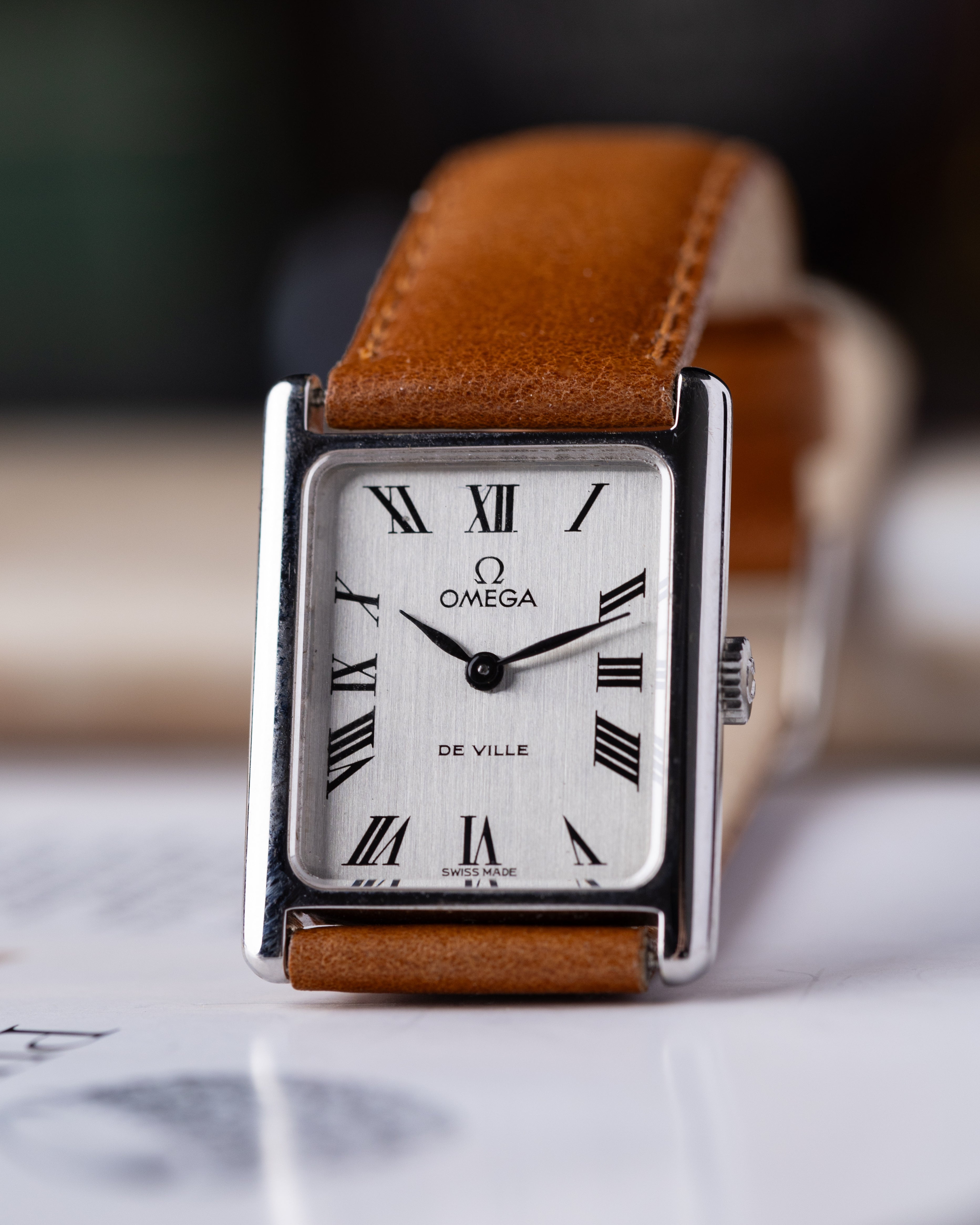 Vintage Omega De Ville, Square Tank from 1966 - DuMarko