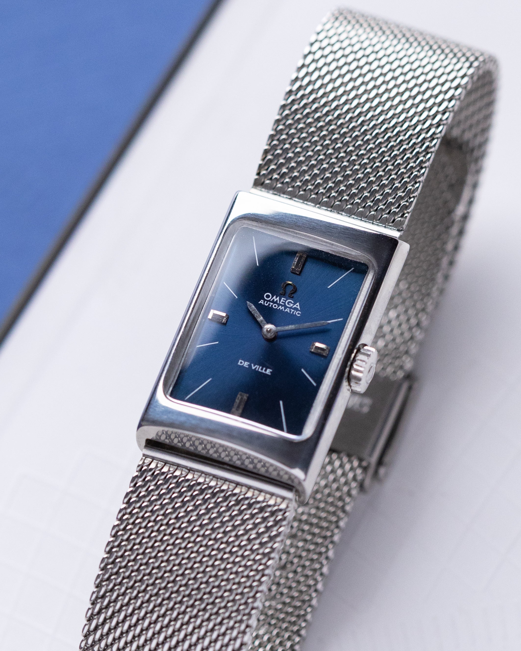 Vintage Omega De Ville, Sunburst Midnight Blue Dial, Automatic Cal. 671 from 1960’s - DuMarko