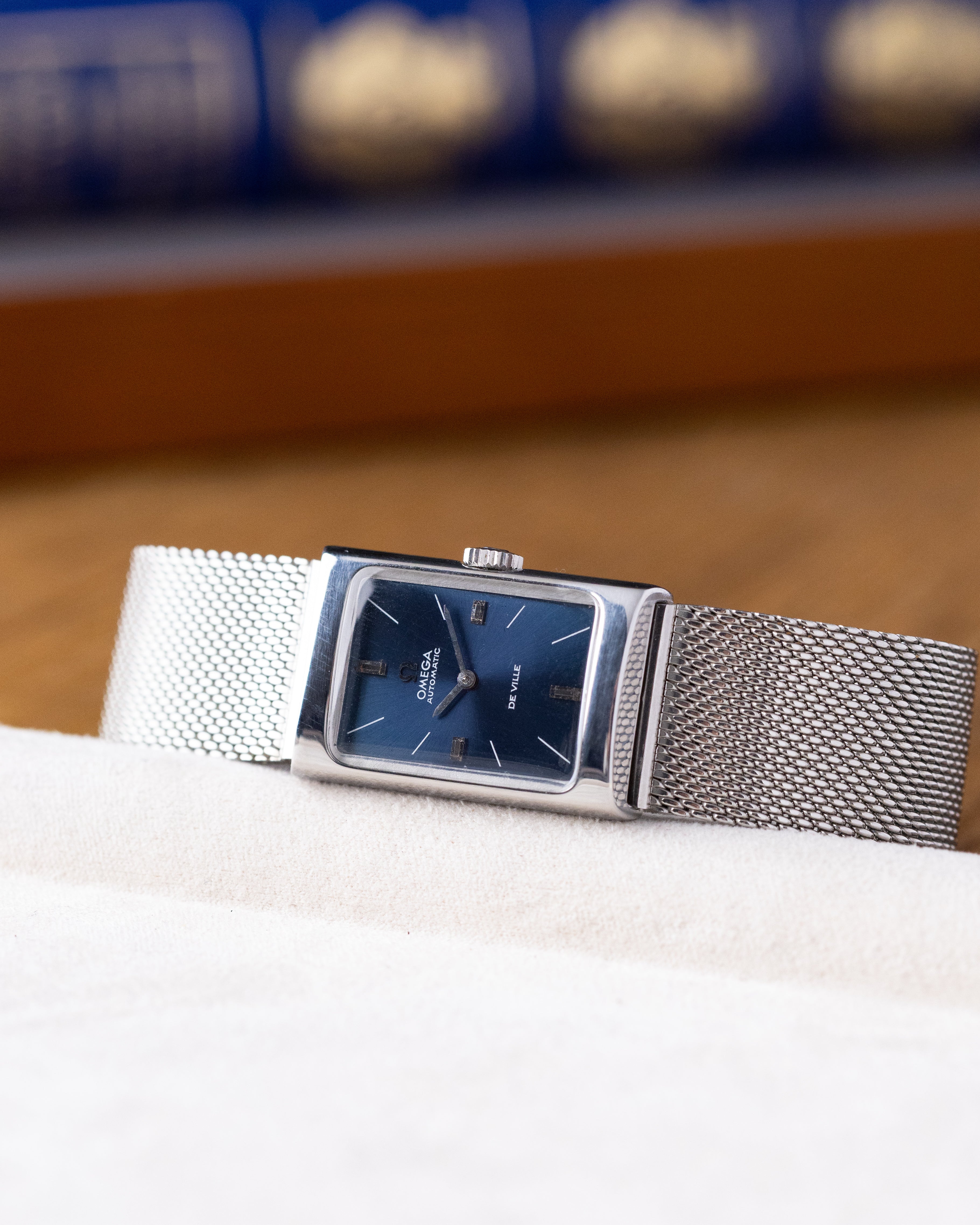 Vintage Omega De Ville, Sunburst Midnight Blue Dial