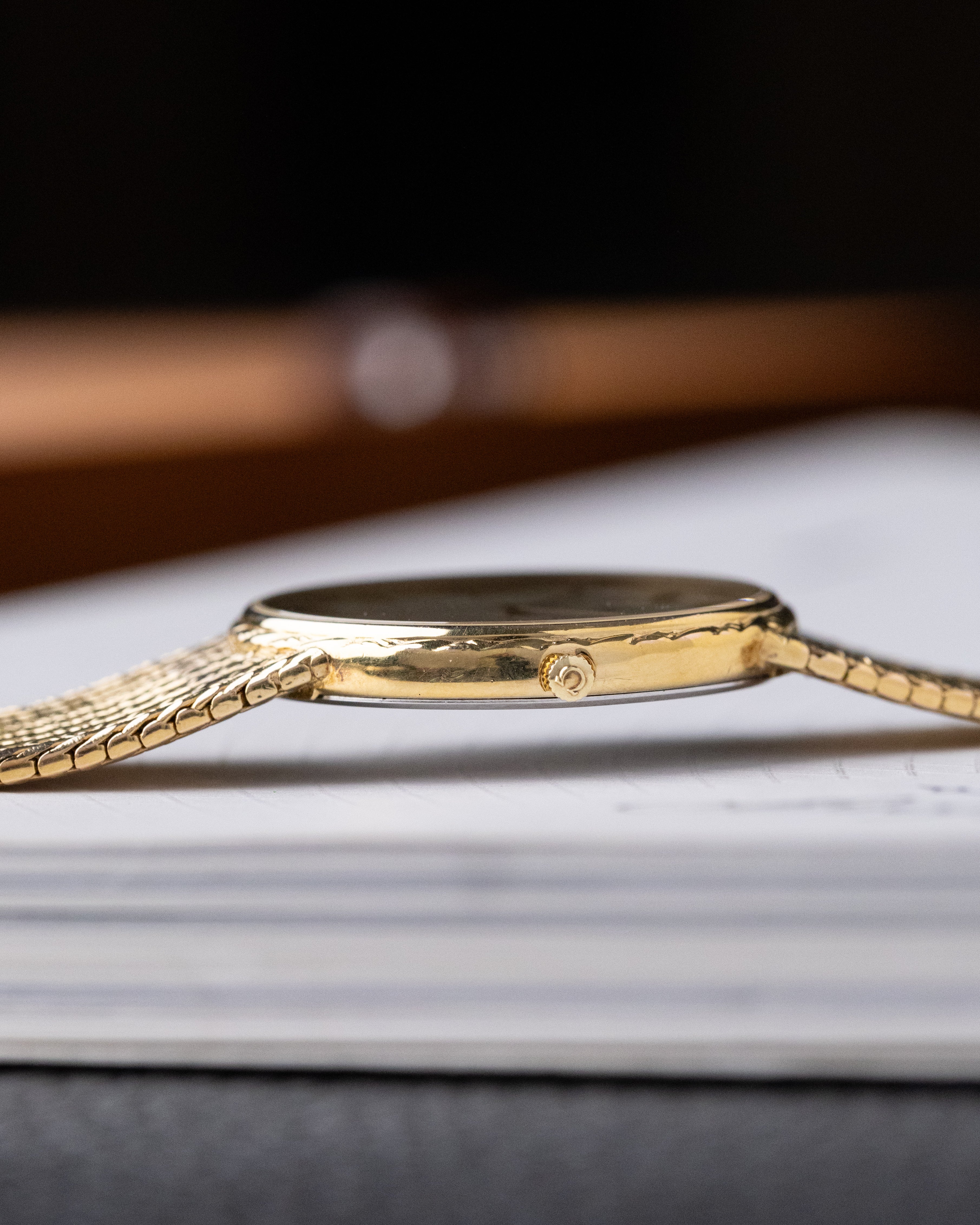 Vintage Omega De Ville Swiss Watch, Champagne crosshatched dial, Quartz Watch from 1980's - DuMarko