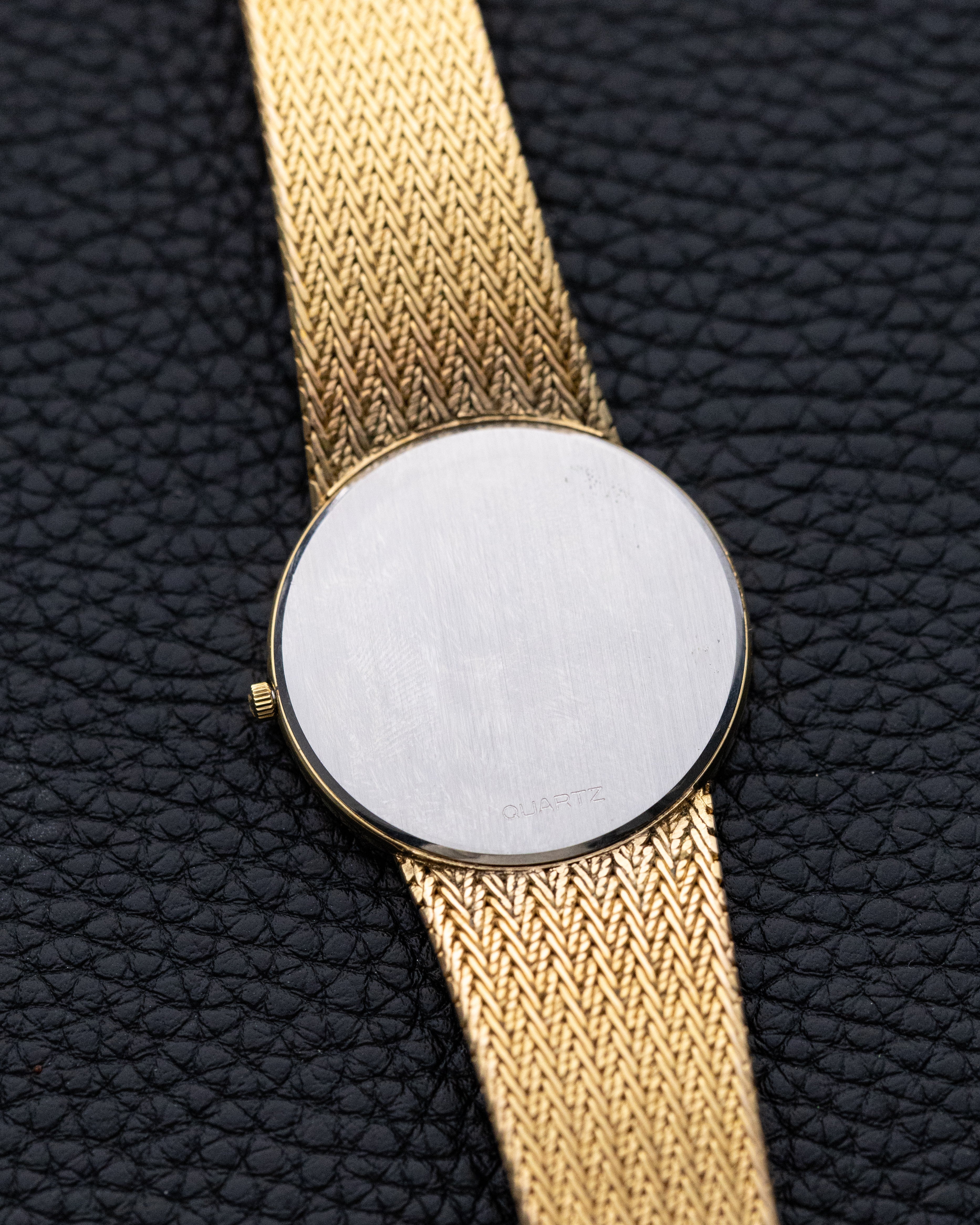 Vintage Omega De Ville Swiss Watch, Champagne crosshatched dial, Quartz Watch from 1980's - DuMarko