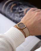 Vintage Omega De Ville Swiss Watch, Gilt Breguet Numerals, Rope Bezel, Circa 1980's - DuMarko