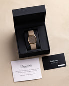 Vintage Omega De Ville Swiss Watch, Gilt Breguet Numerals, Rope Bezel, Circa 1980's - DuMarko