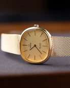 Vintage Omega De Ville Swiss Watch, Quartz Cal. 1330, Champagne Dial from 1978 - DuMarko