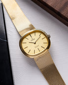 Vintage Omega De Ville Swiss Watch, Quartz Cal. 1330, Champagne Dial from 1978 - DuMarko