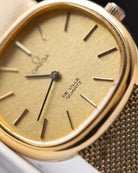 Vintage Omega De Ville Swiss Watch, Quartz Cal. 1330, Champagne Dial from 1978 - DuMarko