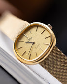 Vintage Omega De Ville Swiss Watch, Quartz Cal. 1330, Champagne Dial from 1978 - DuMarko