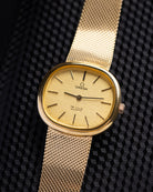 Vintage Omega De Ville Swiss Watch, Quartz Cal. 1330, Champagne Dial from 1978 - DuMarko