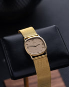 Vintage Omega De Ville Swiss Watch, Rope Bezel, Gilt Breguet Numerals from 1980's - DuMarko