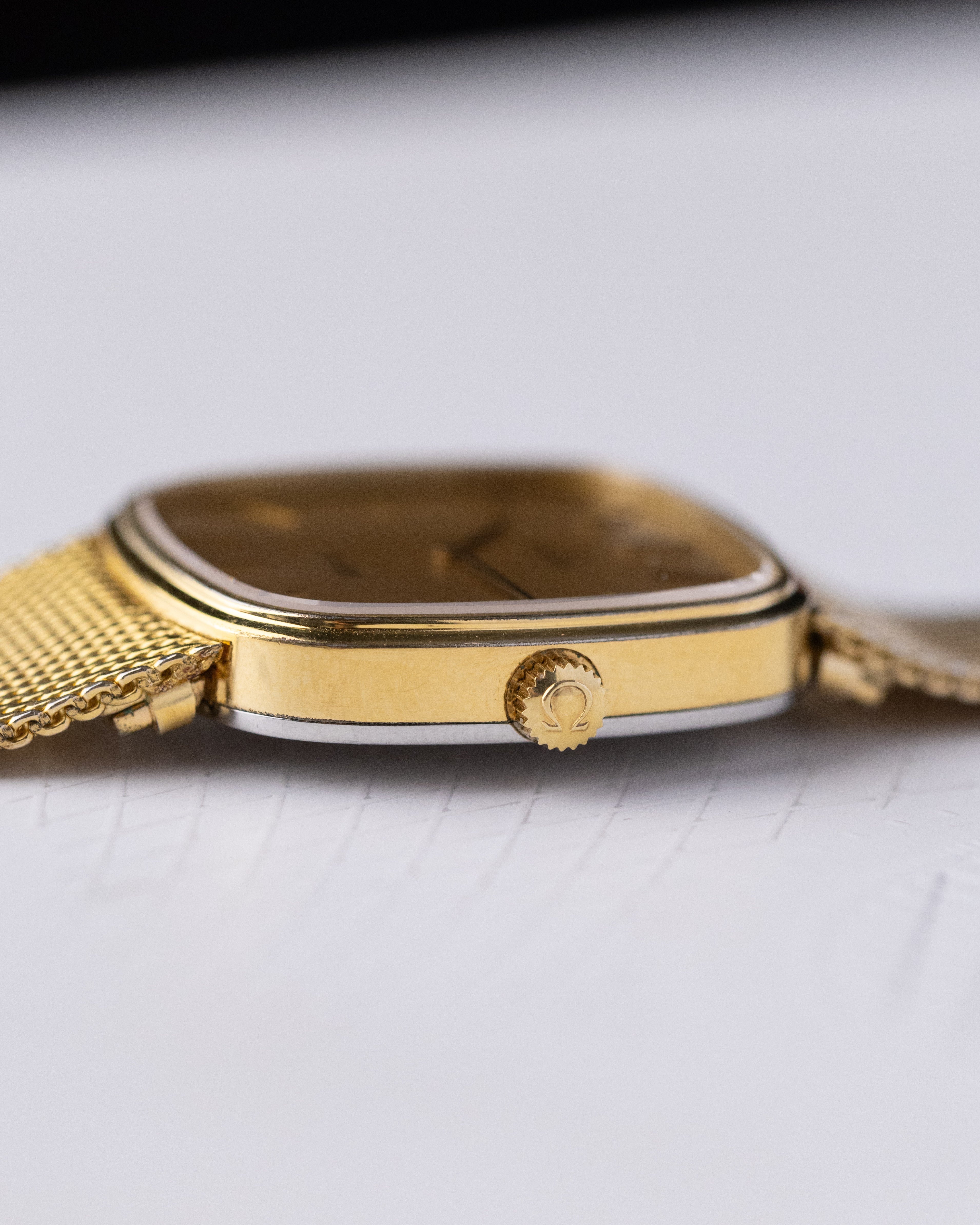 Vintage Omega De Ville Swiss Watch, Slim Gold - plated Case, Cal. 625 from 1980's - DuMarko