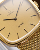 Vintage Omega De Ville Swiss Watch, Slim Gold - plated Case, Cal. 625 from 1980's - DuMarko