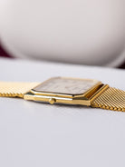 Vintage Omega De Ville Tank, Rare Burgundy Roman Numerals, Swiss Watch from 1983 - DuMarko